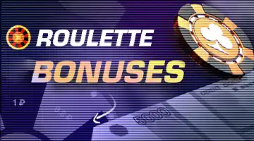 Banner with the text Roulette Bonuses and an image of casino chips against a dark purple background, representing roulette bonuses at Get X.