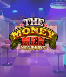 Immerse yourself the dynamic world of The Money Men Megaways slot by Pragmatic Play, featuring a bold logo with shining stars set against a luxurious casino backdrop. This graphic captures the glamour and excitement of high-stakes gambling with its eye-catching ambiance and design. Ideal for slot game lovers seeking Vegas-style excitement. 