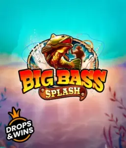 Dive into the thrilling world of Big Bass Splash slot by Pragmatic Play, featuring a vibrant fish leaping out of water. This graphic depicts the essence of fishing with vivid text and exciting visuals. Great for fishing enthusiasts, delivering a captivating experience. 